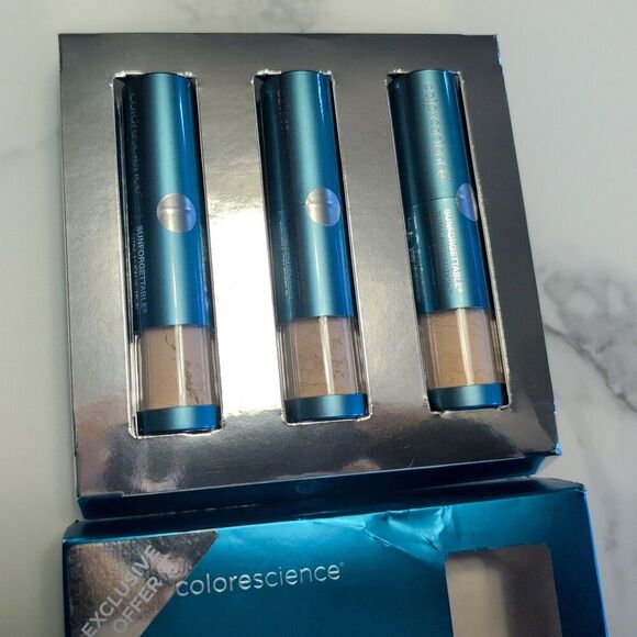 NEW 3 Pack Colorescience Sunforgettable Total Protection Shield SPF 50 Medium - Picture 3 of 5